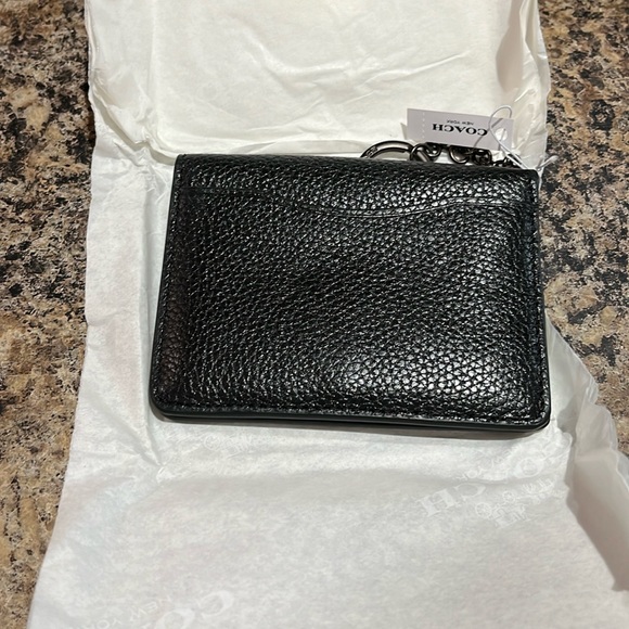 Coach Key Ring Card Case With Bonesy - Picture 3 of 4